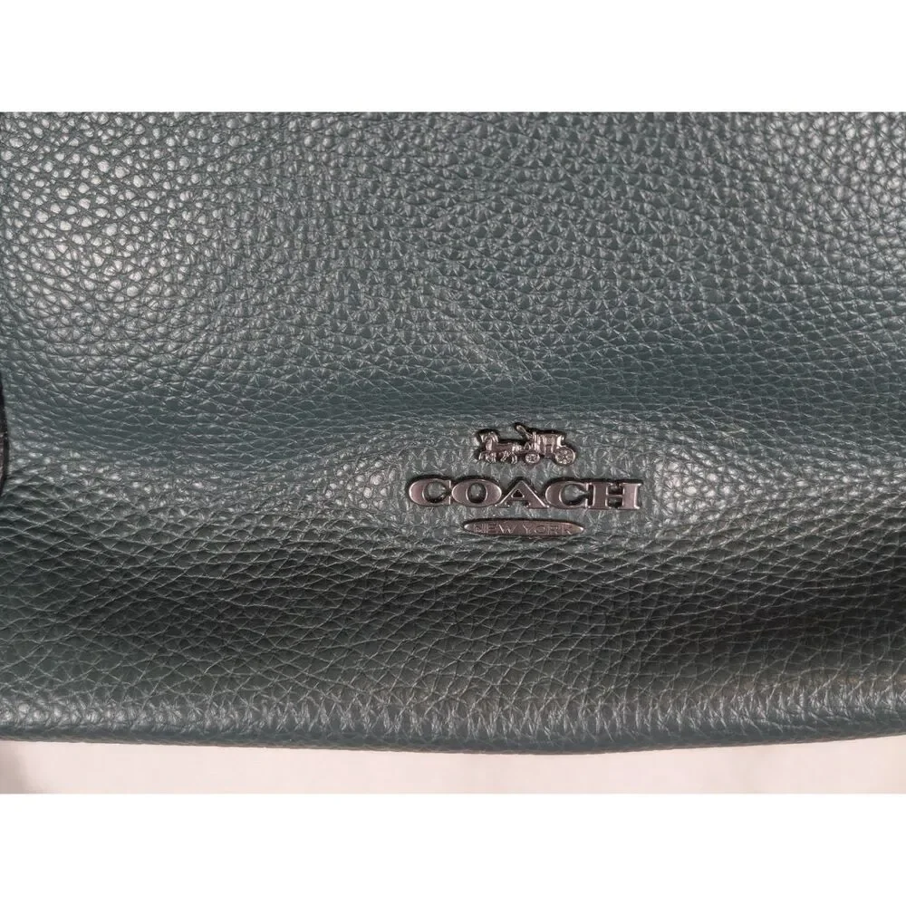 Coach Kacey Satchel Crossbody/Shoulder Bag Green Pebble Leather No. H2132-C6229